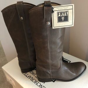 Frye Melissa Button Boot Gray Grey Size 11
